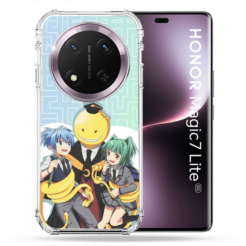 Coque Renforcée Pour Honor Magic 7 Lite 5G Manga Assassination Classroom Kuro Trio