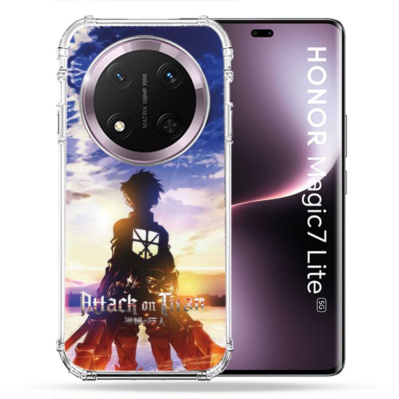 Coque Renforcée Pour Honor Magic 7 Lite 5G Manga Attaque Titans Soleil