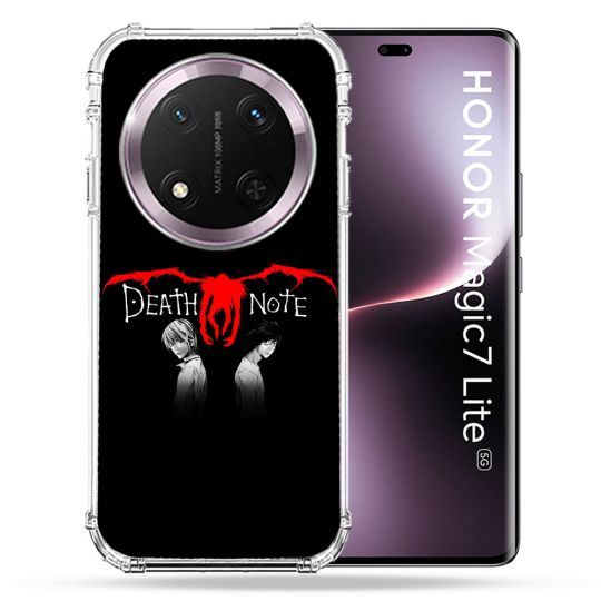 Coque Renforcée Pour Honor Magic 7 Lite 5G Manga Death Note Noir