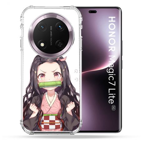 Coque Renforcée Pour Honor Magic 7 Lite 5G Manga Demon Slayer Nezuko