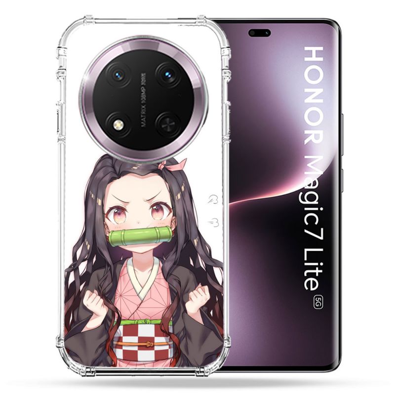 Coque Renforcée Pour Honor Magic 7 Lite 5G Manga Demon Slayer Nezuko