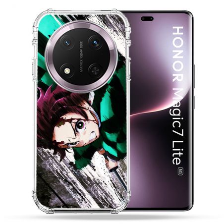 Coque Renforcée Pour Honor Magic 7 Lite 5G Manga Demon Slayer Tanjiro