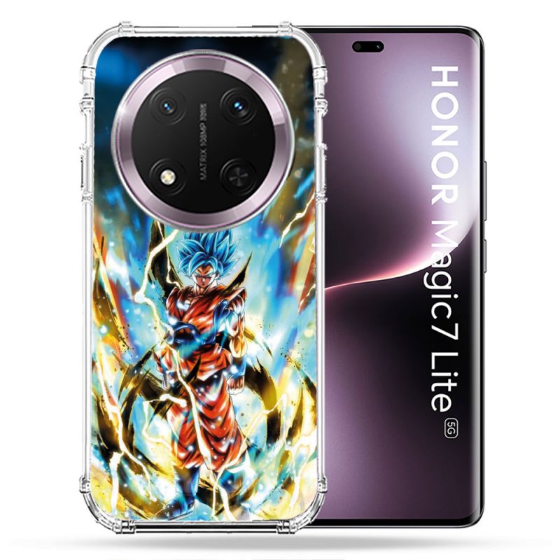 Coque Renforcée Pour Honor Magic 7 Lite 5G Manga Dragon Ball Sangoku Blanc