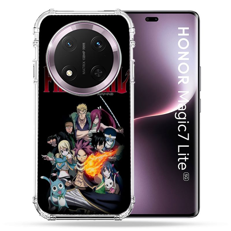 Coque Renforcée Pour Honor Magic 7 Lite 5G Manga Fairy Tail Logo Team