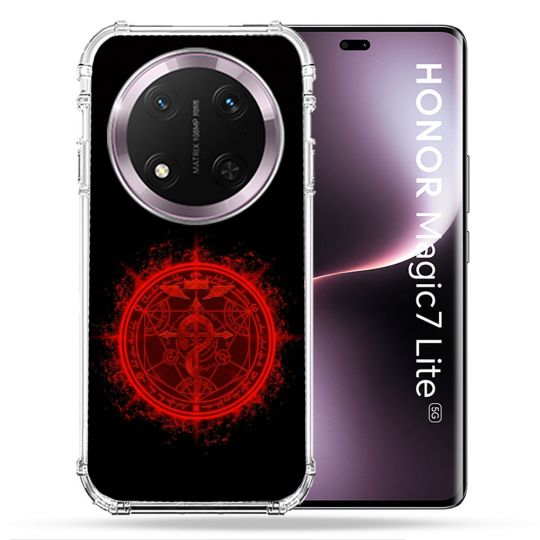 Coque Renforcée Pour Honor Magic 7 Lite 5G Manga Fullmetal Alchemist Logo