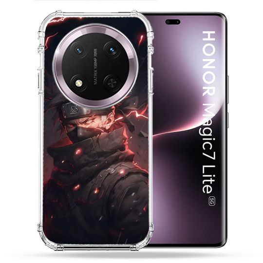 Coque Renforcée Pour Honor Magic 7 Lite 5G Manga Naruto Kakashi Dark