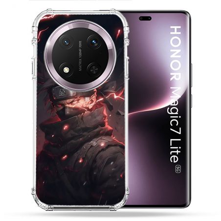 Coque Renforcée Pour Honor Magic 7 Lite 5G Manga Naruto Kakashi Dark