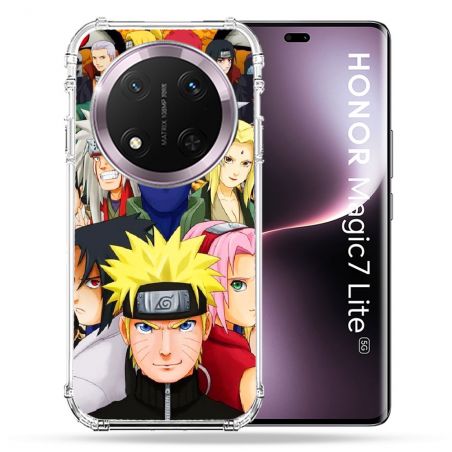 Coque Renforcée Pour Honor Magic 7 Lite 5G Manga Naruto Team