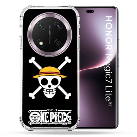 Coque Renforcée Pour Honor Magic 7 Lite 5G Manga One Piece Tete de Mort