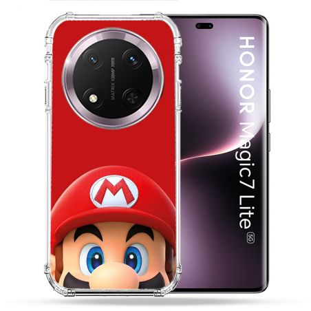 Coque Renforcée Pour Honor Magic 7 Lite 5G Mario Rouge