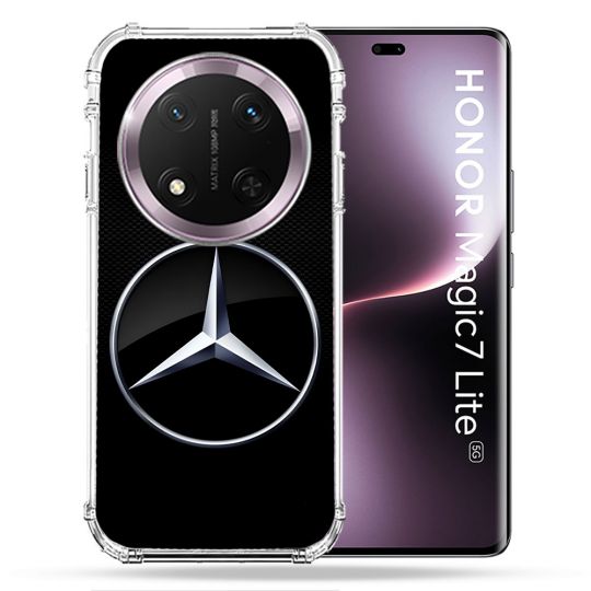Coque Renforcée Pour Honor Magic 7 Lite 5G Mercedes Carbone