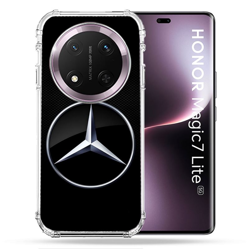 Coque Renforcée Pour Honor Magic 7 Lite 5G Mercedes Carbone