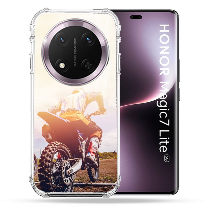Coque Renforcée Pour Honor Magic 7 Lite 5G Moto Cross Soleil