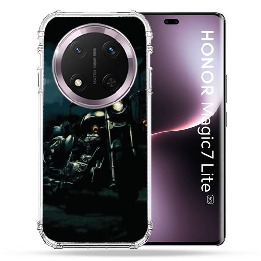 Coque Renforcée Pour Honor Magic 7 Lite 5G Moto Harley Vintage