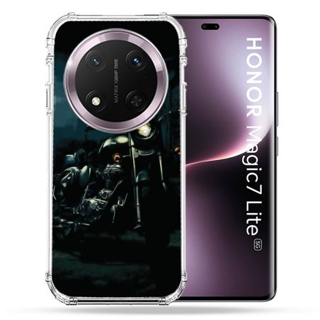 Coque Renforcée Pour Honor Magic 7 Lite 5G Moto Harley Vintage