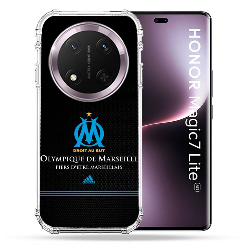 Coque Renforcée Pour Honor Magic 7 Lite 5G Olympique Marseille OM Fier etre Marseillais