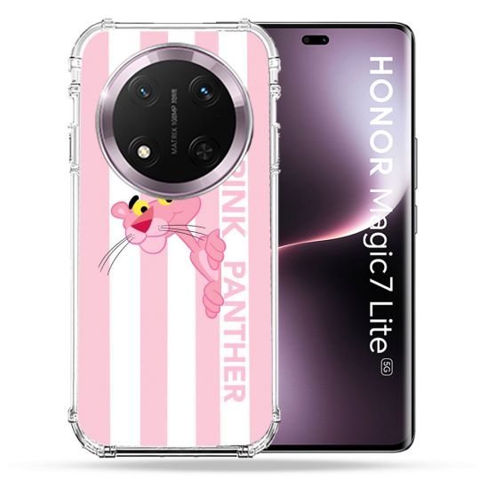 Coque Renforcée Pour Honor Magic 7 Lite 5G Panthere Rose