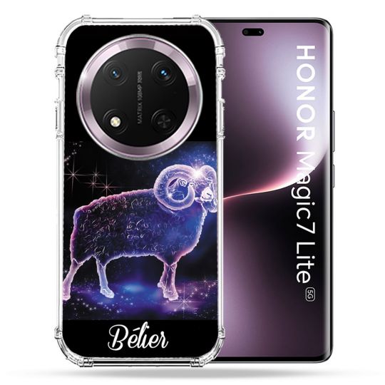 Coque Renforcée Pour Honor Magic 7 Lite 5G Signe Zodiaque 2 Bélier