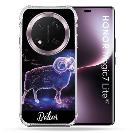 Coque Renforcée Pour Honor Magic 7 Lite 5G Signe Zodiaque 2 Bélier