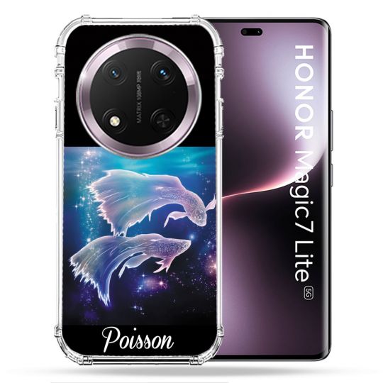Coque Renforcée Pour Honor Magic 7 Lite 5G Signe Zodiaque 2 Poisson