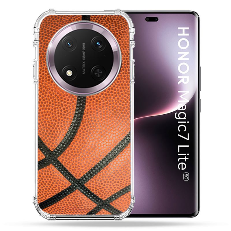 Coque Renforcée Pour Honor Magic 7 Lite 5G Sport Ballon Basket