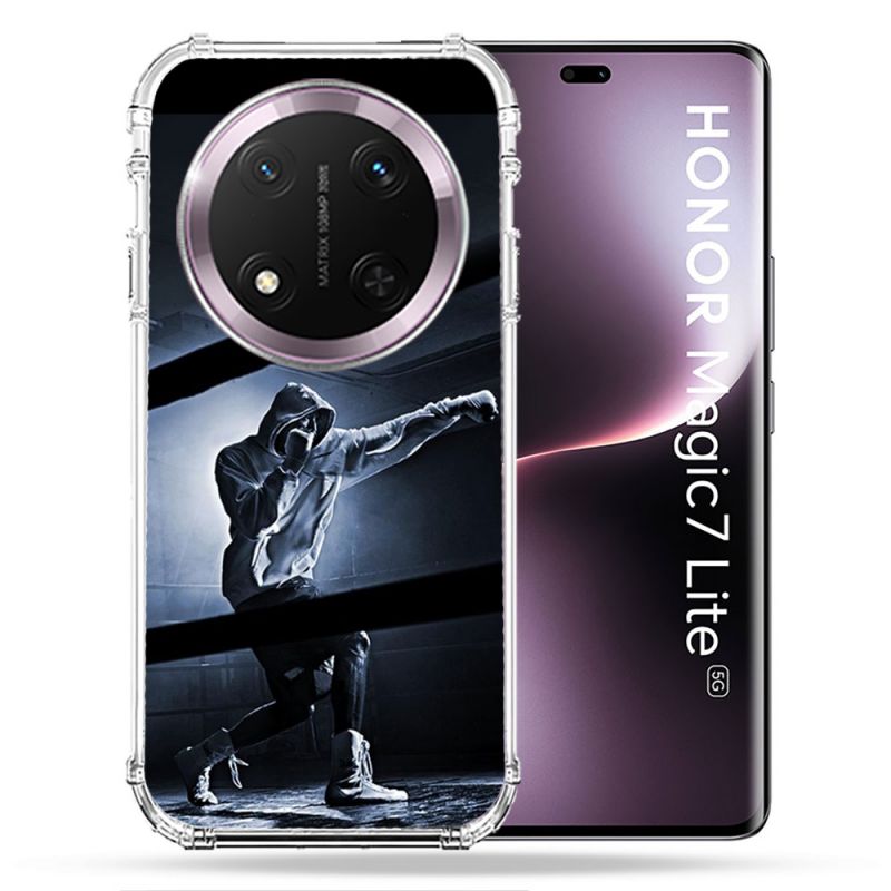 Coque Renforcée Pour Honor Magic 7 Lite 5G Sport Boxe Poing