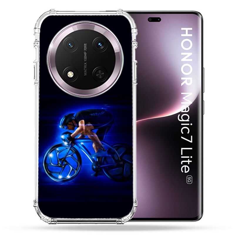 Coque Renforcée Pour Honor Magic 7 Lite 5G Sport Cyclisme Bleu