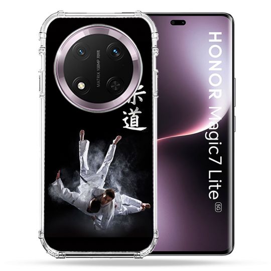 Coque Renforcée Pour Honor Magic 7 Lite 5G Sport Judo Noir