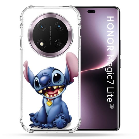 Coque Renforcée Pour Honor Magic 7 Lite 5G Stitch Blanc