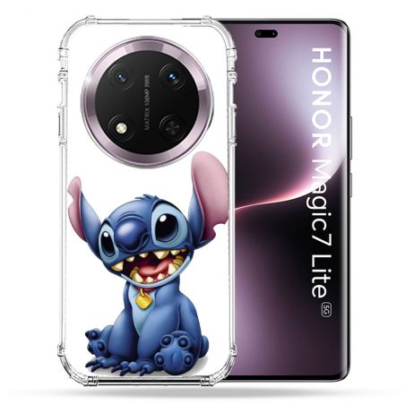 Coque Renforcée Pour Honor Magic 7 Lite 5G Stitch Blanc