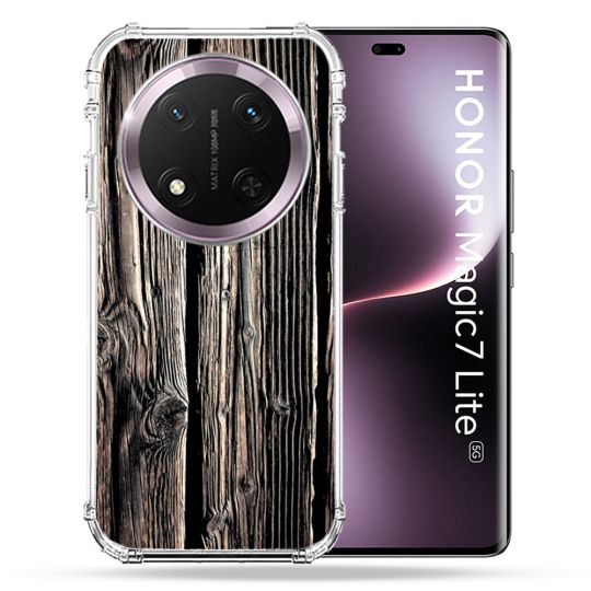 Coque Renforcée Pour Honor Magic 7 Lite 5G Texture Bois