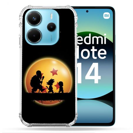 Coque Renforcée Pour Xiaomi Redmi Note 14 4G Manga Dragon Ball Vintage
