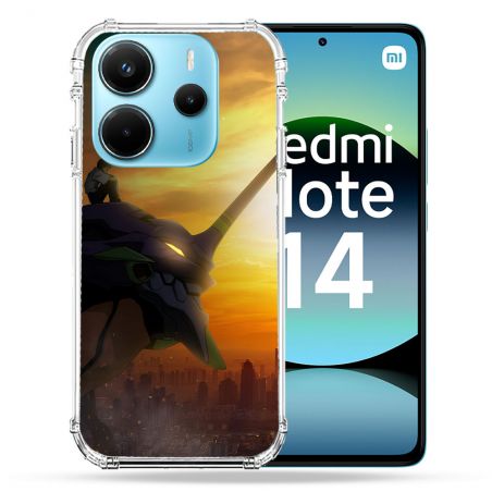 Coque Renforcée Pour Xiaomi Redmi Note 14 4G Manga Evangelion
