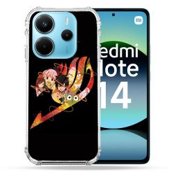 Coque Renforcée Pour Xiaomi Redmi Note 14 4G Manga Fairy Tail Logo Noir