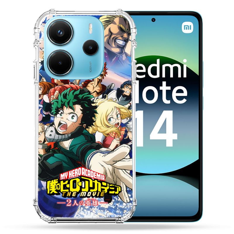 Coque Renforcée Pour Xiaomi Redmi Note 14 4G Manga My Hero Academia Affiche