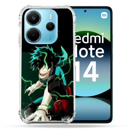 Coque Renforcée Pour Xiaomi Redmi Note 14 4G Manga My Hero Academia Deku