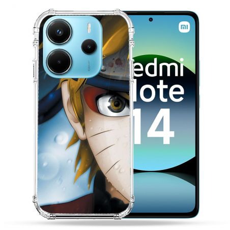 Coque Renforcée Pour Xiaomi Redmi Note 14 4G Manga Naruto Blanc