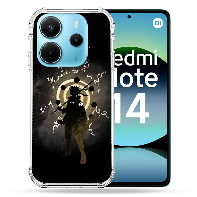 Coque Renforcée Pour Xiaomi Redmi Note 14 4G Manga Naruto Sage