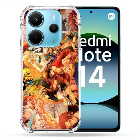 Coque Renforcée Pour Xiaomi Redmi Note 14 4G Manga One Piece Nakama