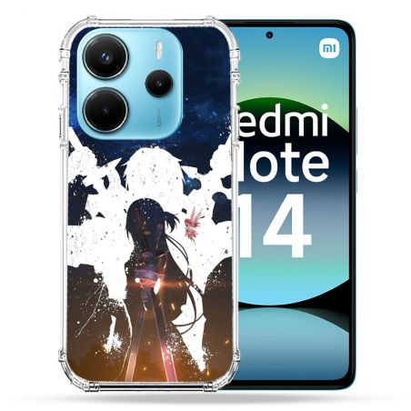 Coque Renforcée Pour Xiaomi Redmi Note 14 4G Manga SAO sword Art Online Asuna