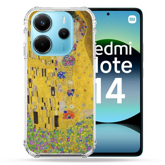 Coque Renforcée Pour Xiaomi Redmi Note 14 4G Peinture Le Baiser