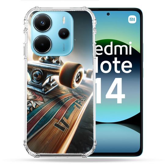 Coque Renforcée Pour Xiaomi Redmi Note 14 4G Planche Skate