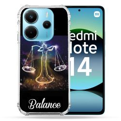 Coque Renforcée Pour Xiaomi Redmi Note 14 4G Signe Zodiaque 2 Balance