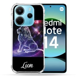 Coque Renforcée Pour Xiaomi Redmi Note 14 4G Signe Zodiaque 2 Lion