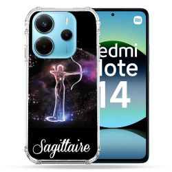 Coque Renforcée Pour Xiaomi Redmi Note 14 4G Signe Zodiaque 2 Sagittaire