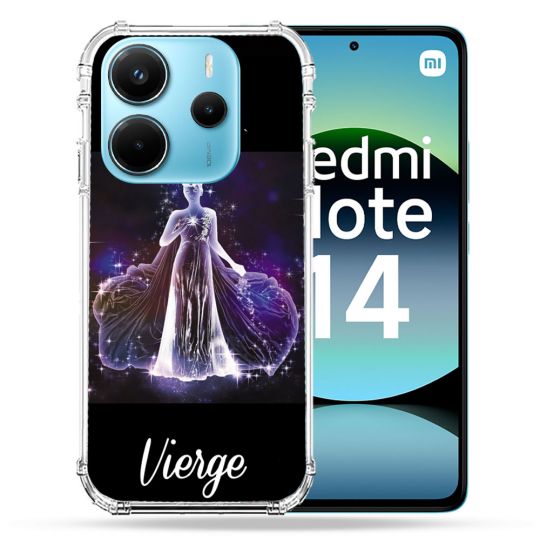 Coque Renforcée Pour Xiaomi Redmi Note 14 4G Signe Zodiaque 2 Vierge