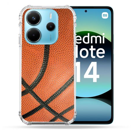 Coque Renforcée Pour Xiaomi Redmi Note 14 4G Sport Ballon Basket