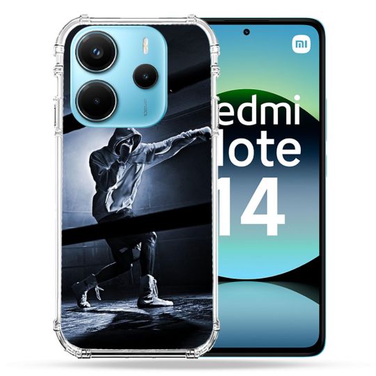 Coque Renforcée Pour Xiaomi Redmi Note 14 4G Sport Boxe Poing