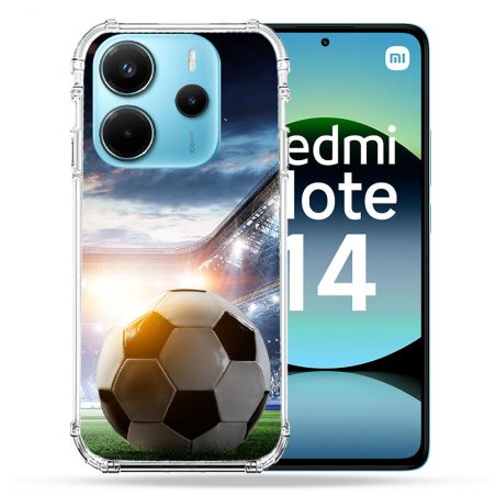 Coque Renforcée Pour Xiaomi Redmi Note 14 4G Sport Football Stade