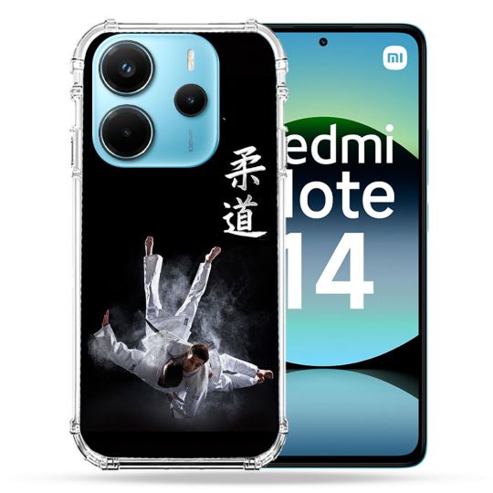 Coque Renforcée Pour Xiaomi Redmi Note 14 4G Sport Judo Noir